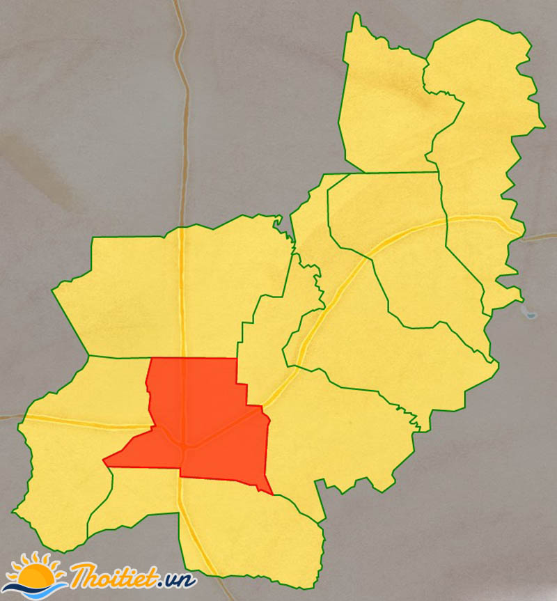 Bản đồ vị trí Thị trấn Chơn Thành