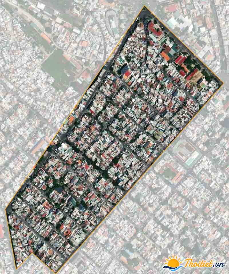 bản đồ vệ tinh phường phước tiến