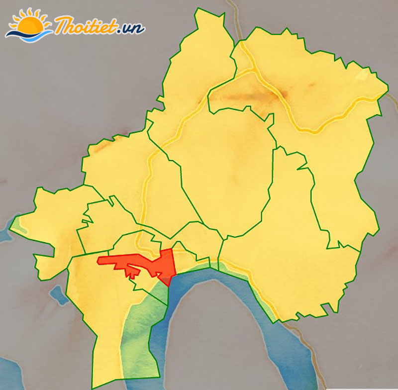 Bản đồ địa giới hành chính phường Âu Cơ