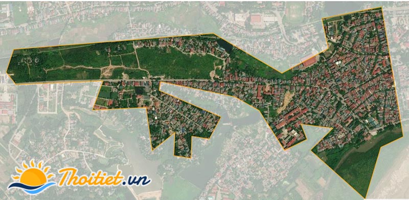 Bản đồ vệ tinh phường Âu Cơ